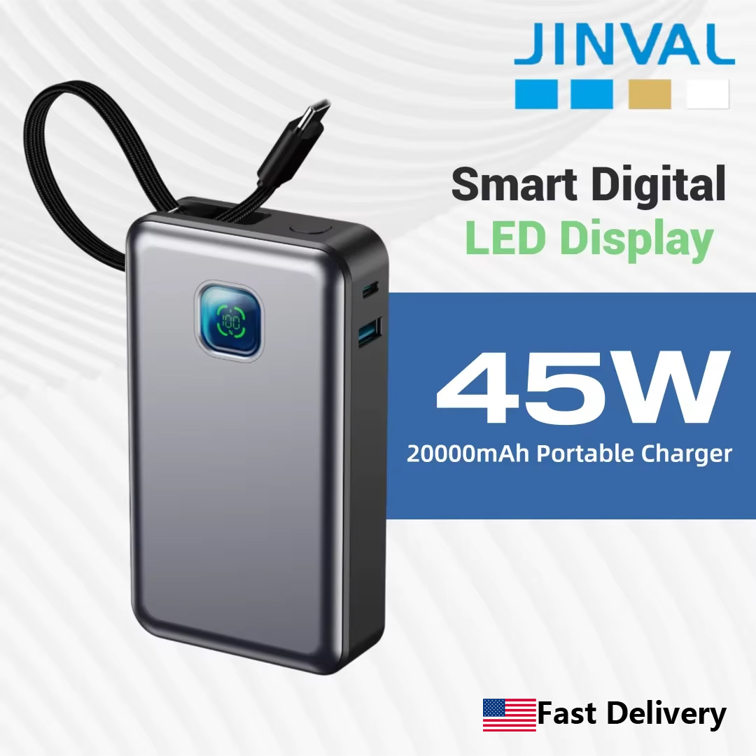 Portable Charger 20000Mah - JINVAL Banco de Energía de 20000mAh