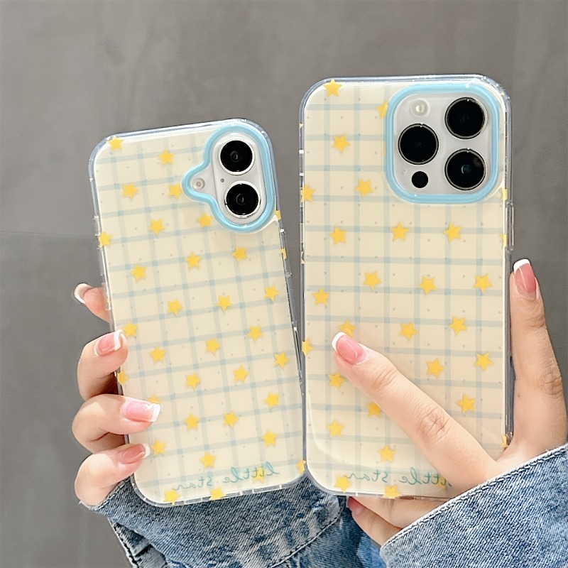 Yellow Phone Accessories - Funda para Teléfono con Patrón de