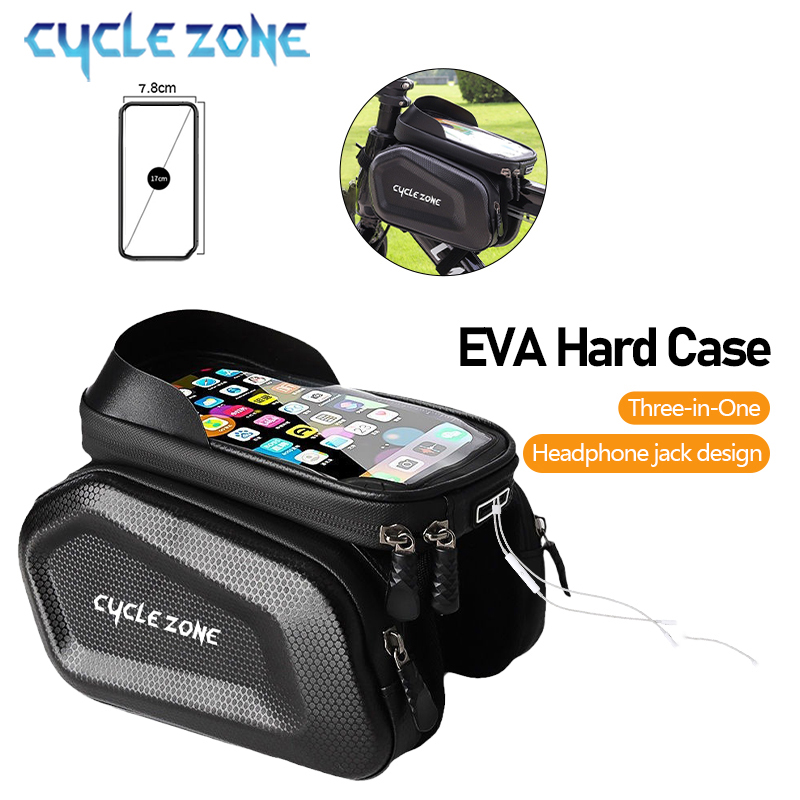 Phone Zone Accessories - Bolsa para bicicleta con pantalla táctil,