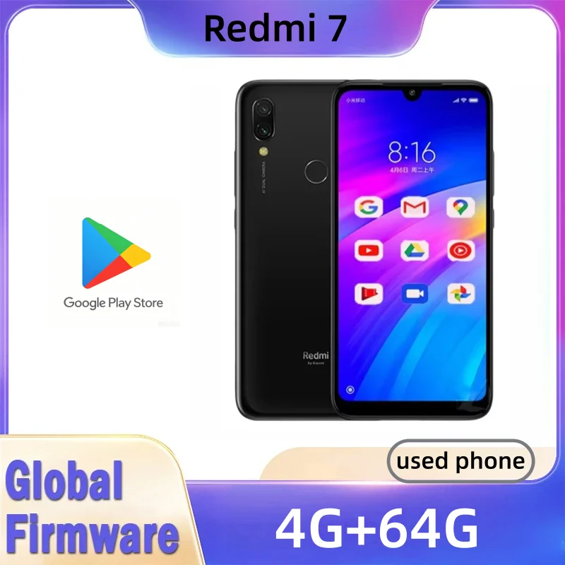 Phone Accessories Display - Teléfono Celular Xiaomi Redmi 7 con