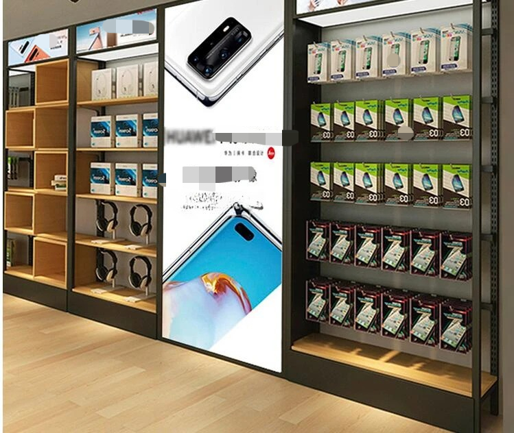 Phone Accessories Rack Display - Vitrina para teléfono móvil, 2 accesorios