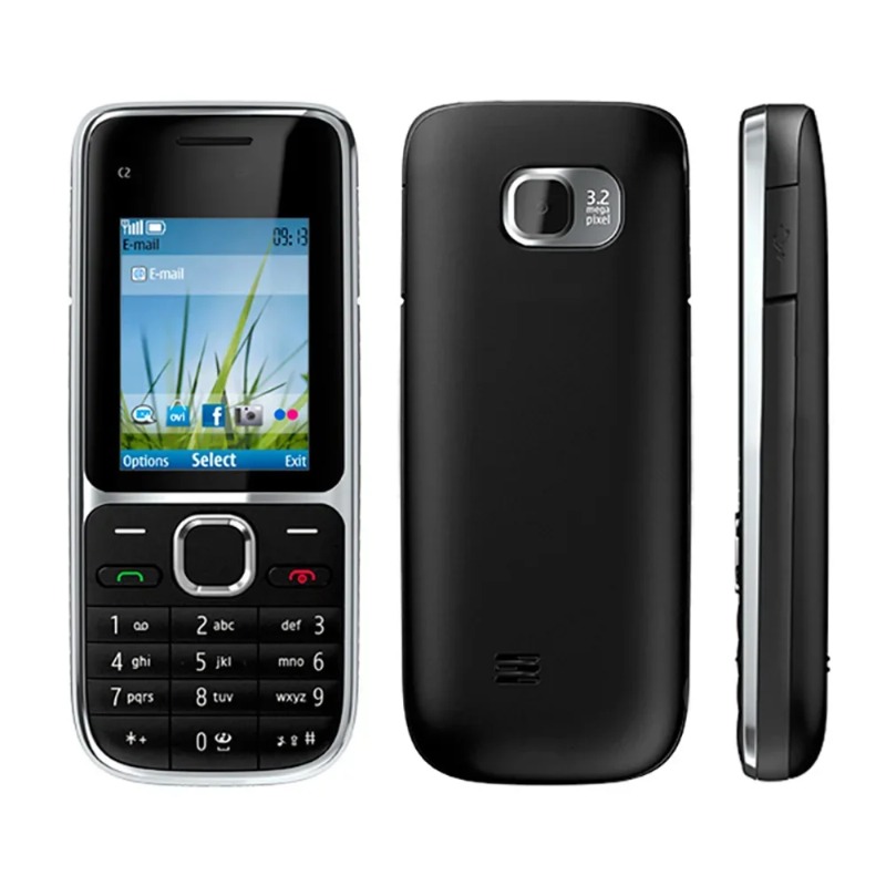 Phone Accessories Display - Teléfono Móvil Nokia C2-01 Desbloqueado, Cámara