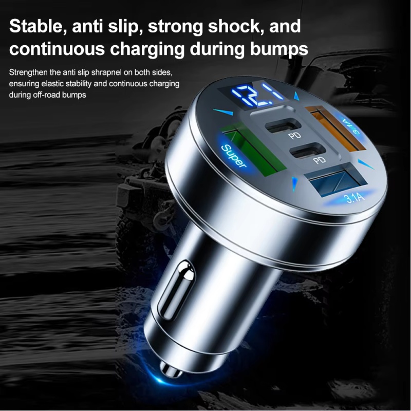 Cargador de Coche 250W 5 en 1  - Usb C Hub reseña y precio