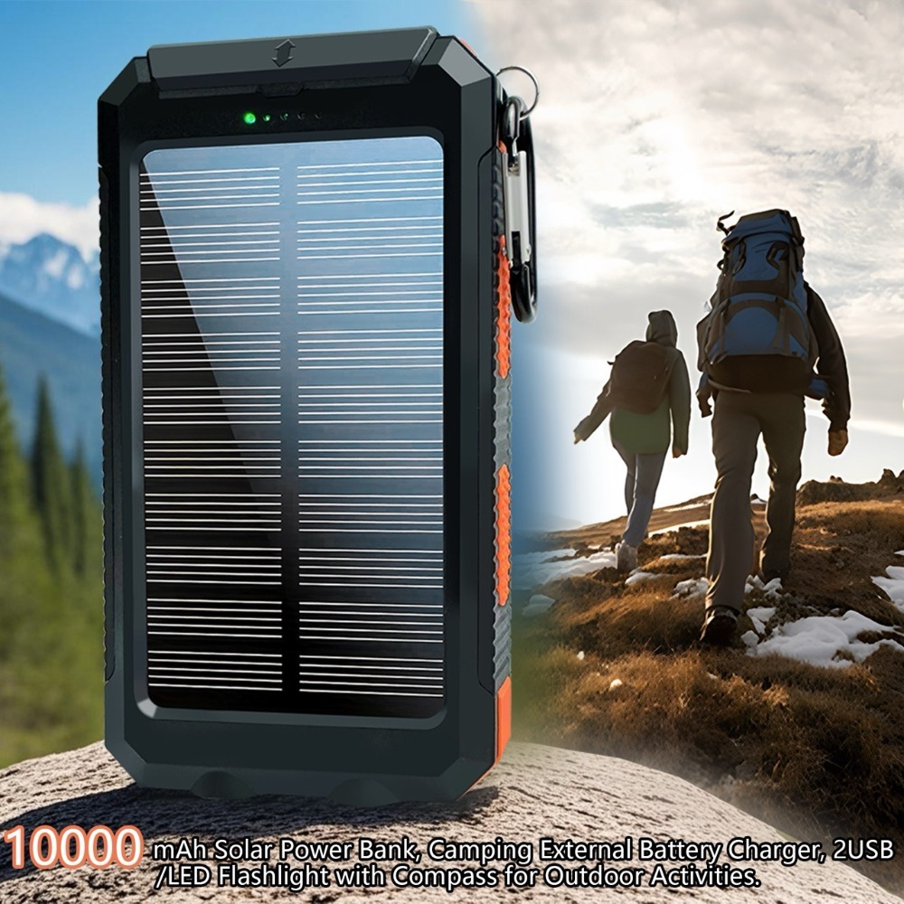 Banco de energía solar portáti - Portable Charger 20000Mah reseña y precio