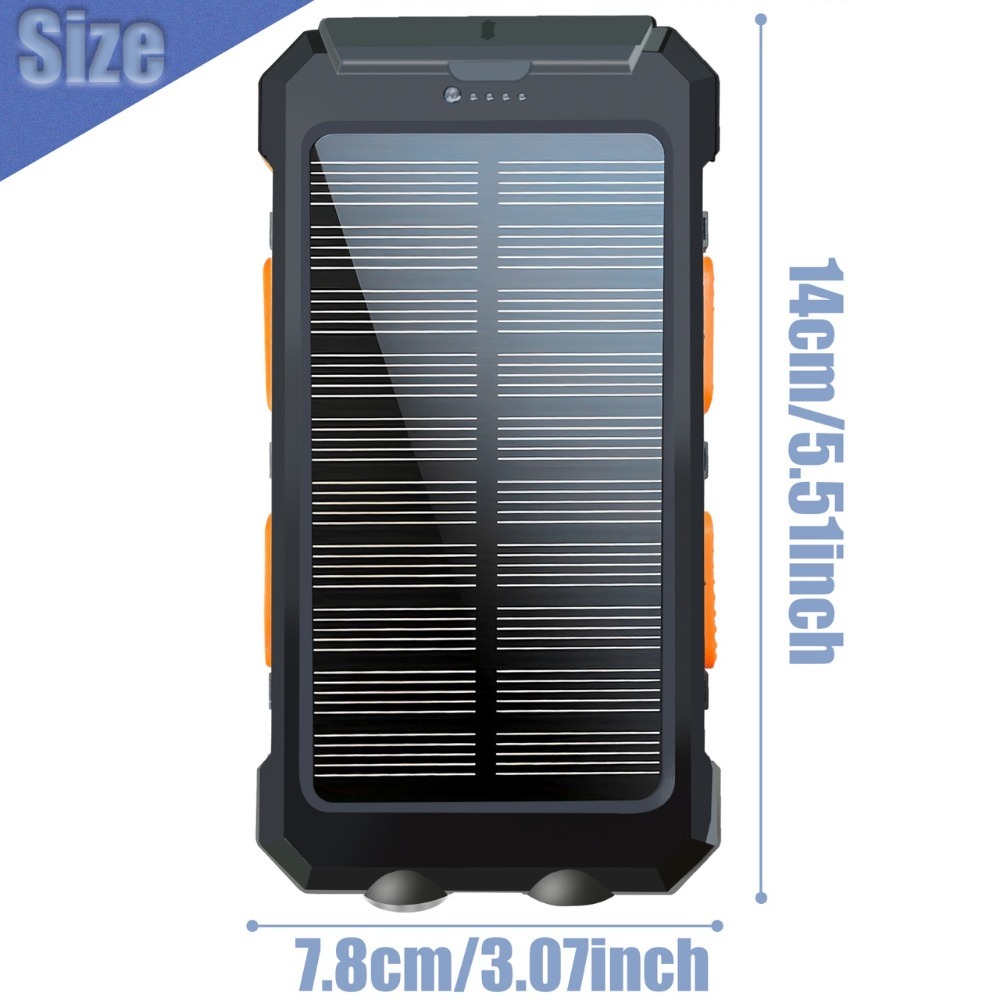 Banco de energía solar portáti - Portable Charger 20000Mah reseña y precio