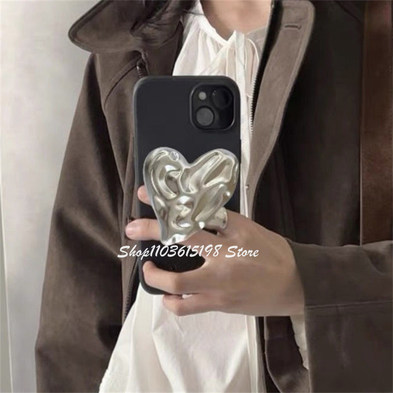 INS coreano lindo amor corazón - Yellow Phone Accessories reseña y precio