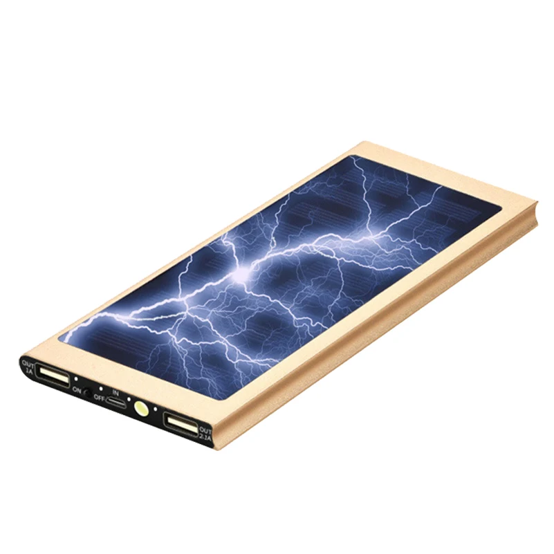 Banco de energía Solar de 2000 - Portable Charger 20000Mah reseña y precio