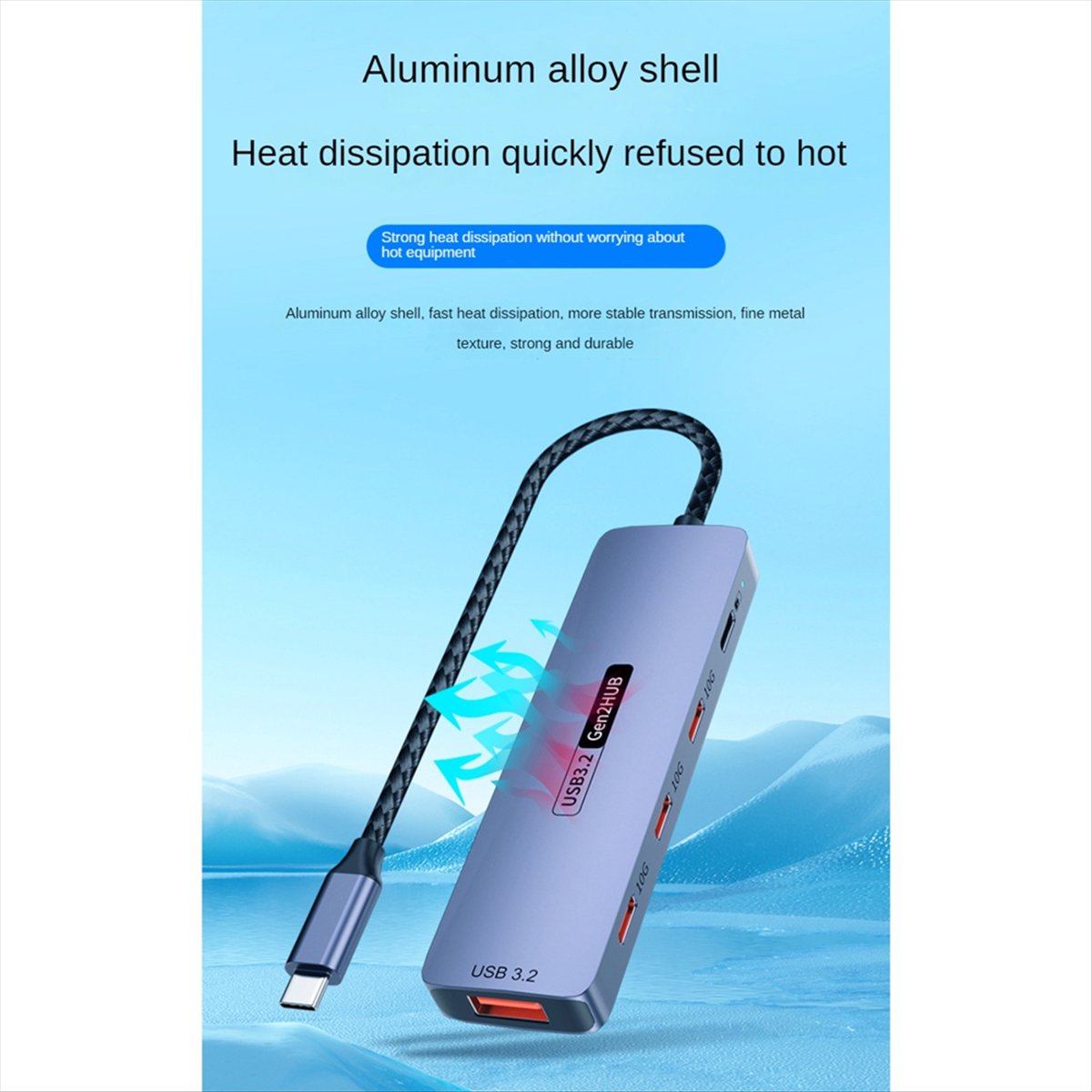 Hub USB C AB30, Hub USB Tipo-C - Usb C Hub reseña y precio