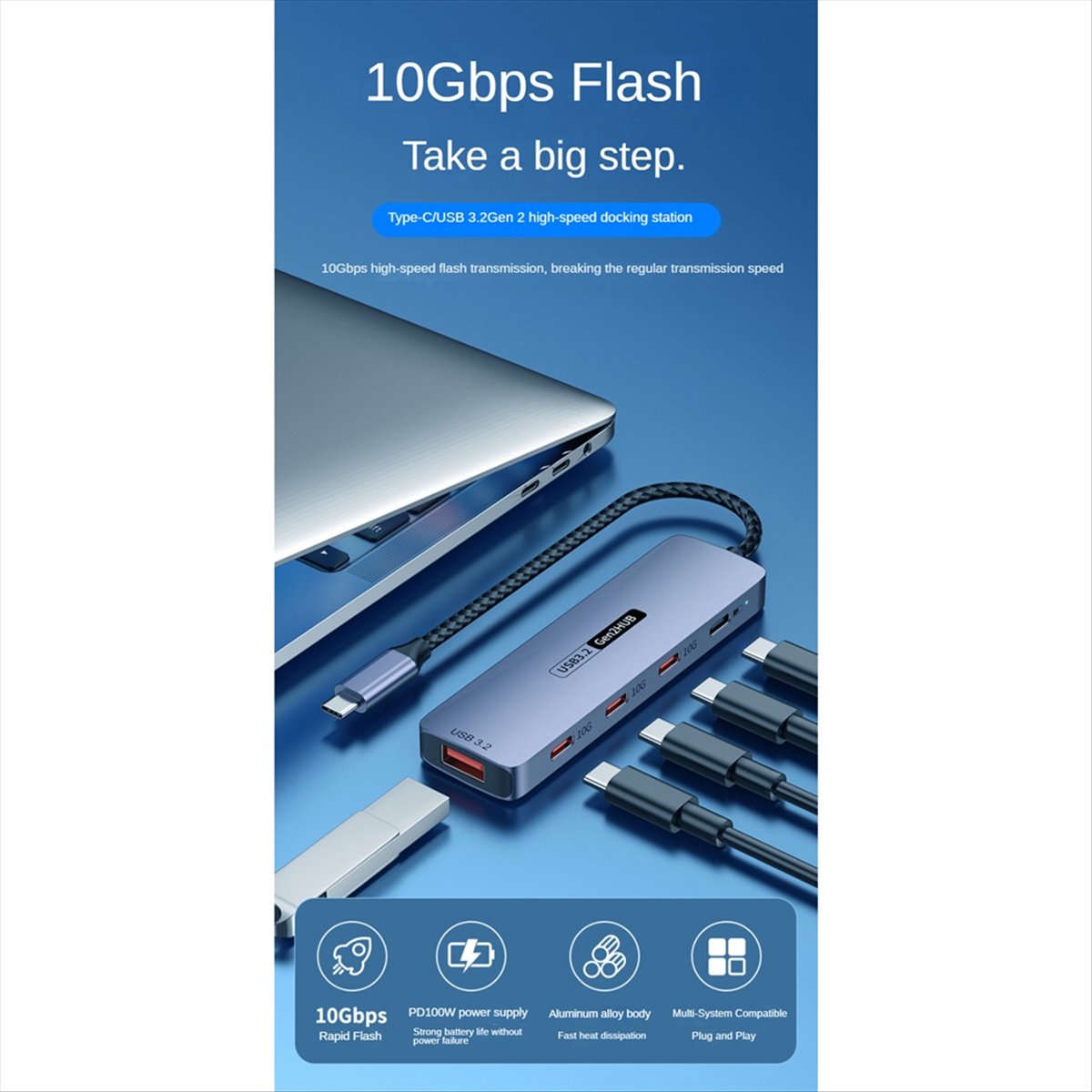 Hub USB C AB30, Hub USB Tipo-C - Usb C Hub reseña y precio