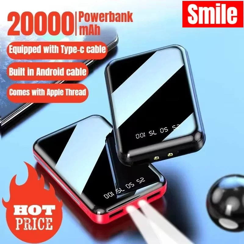 Mini banco de energía de 20000 - Portable Charger 20000Mah reseña y precio