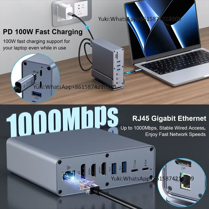 Base de Conexión USB C ODM 16  - Usb C Hub reseña y precio