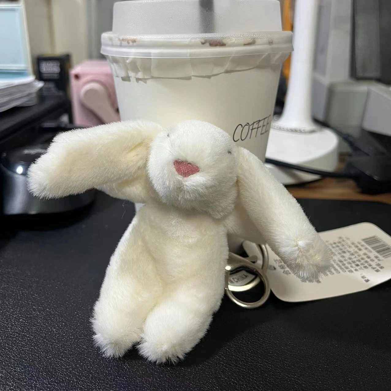 Llavero de conejo de peluche d - Phone Accessories Jewelry reseña y precio
