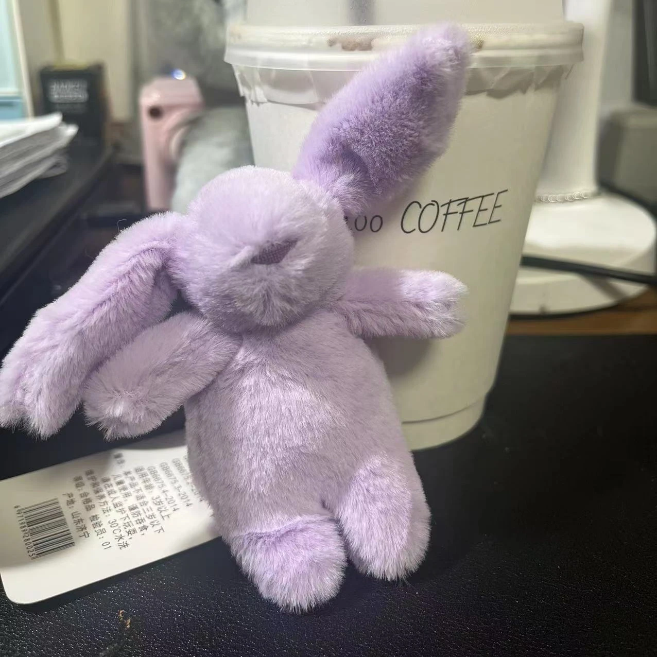 Llavero de conejo de peluche d - Phone Accessories Jewelry reseña y precio