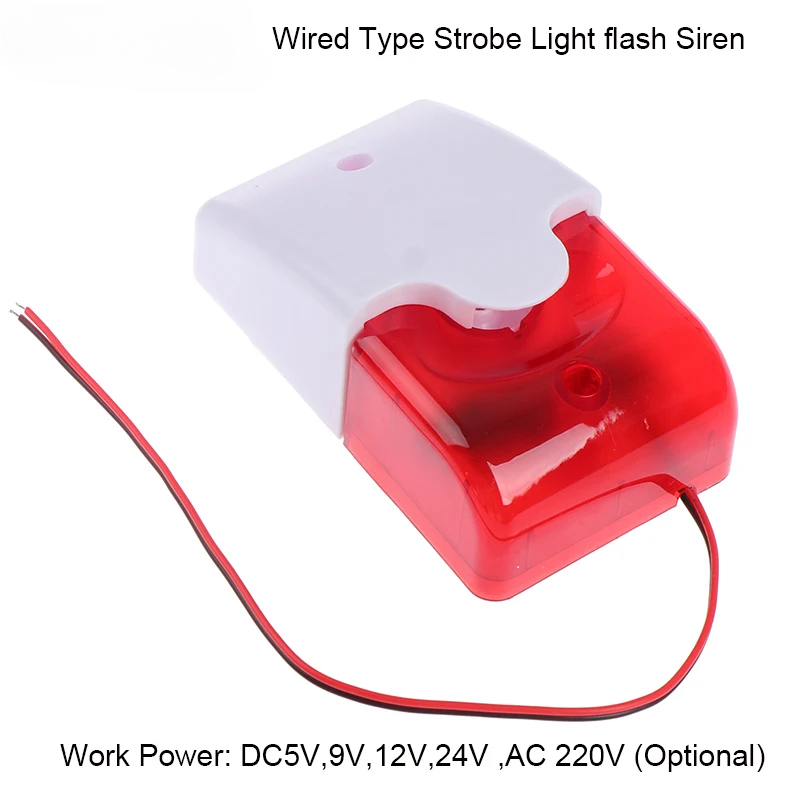 Alarma de sirena estroboscópic - Led Flash Case reseña y precio