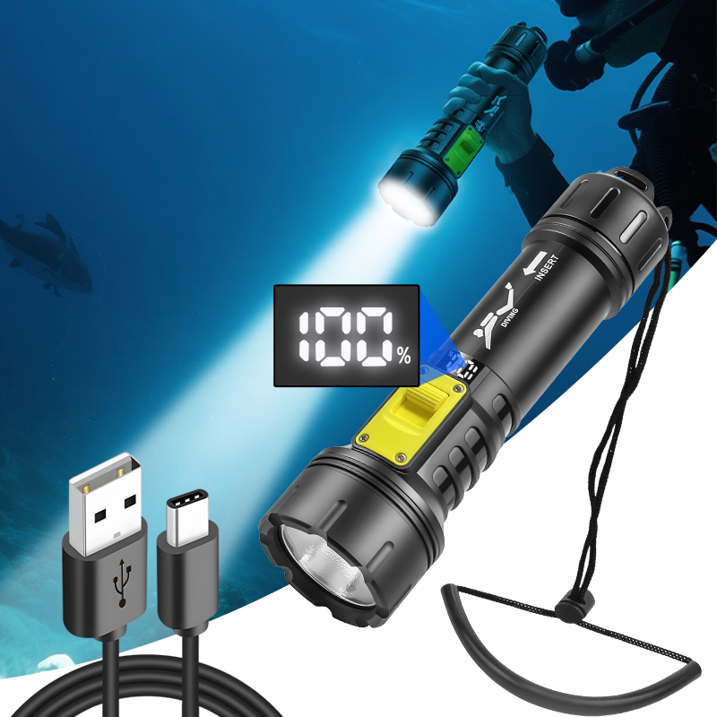 Nueva linterna de buceo XHP70  - Led Flash Case reseña y precio
