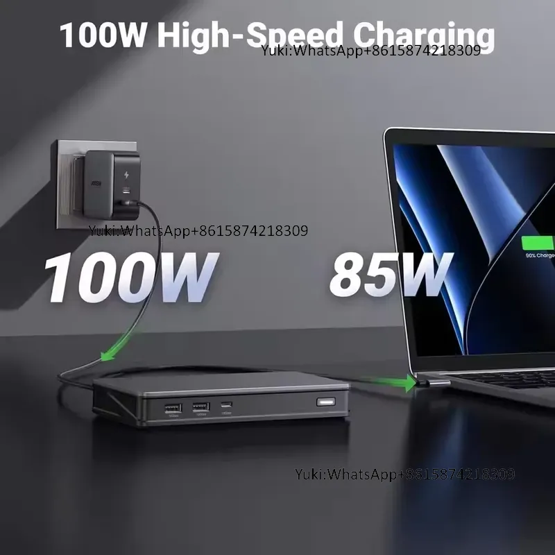 Base de Conexión USB C 9 en 1  - Usb C Hub reseña y precio