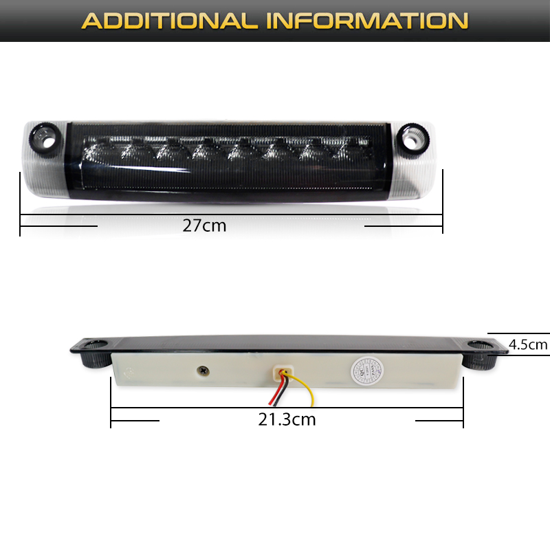 Luces de freno LED traseras ce - Led Flash Case reseña y precio