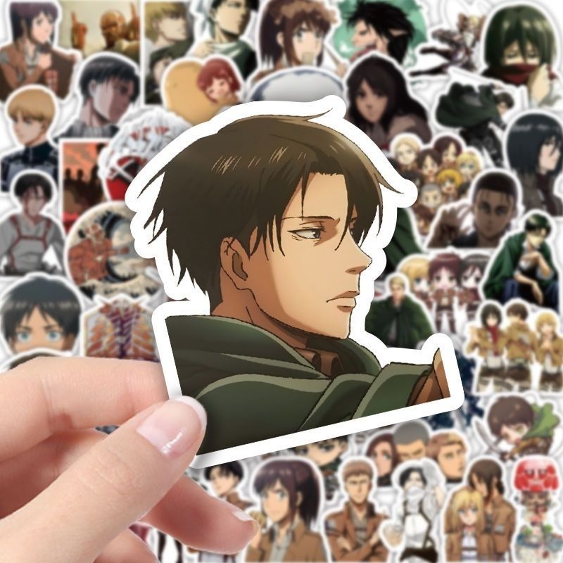 60 pegatinas de anime de Attac - Phone Accessories Aesthetic reseña y precio