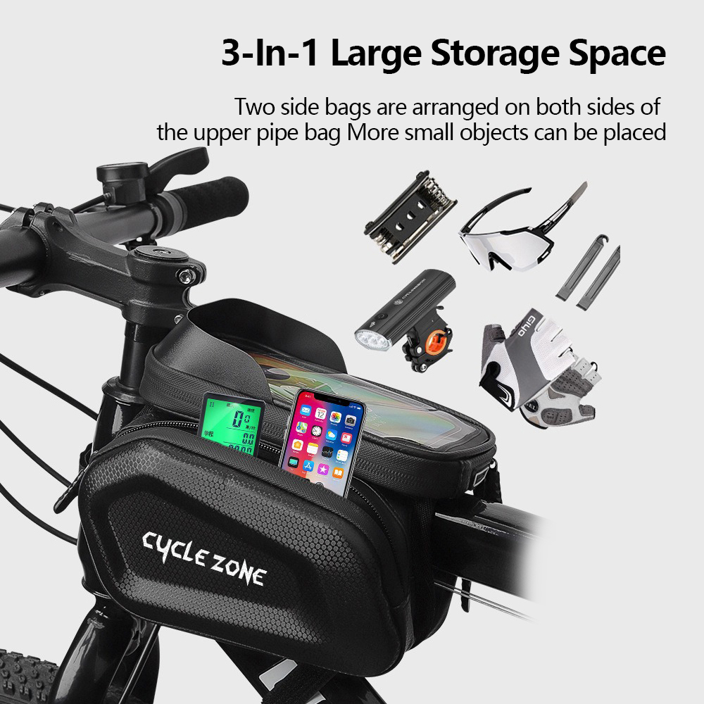 Bolsa para bicicleta con panta - Phone Zone Accessories reseña y precio