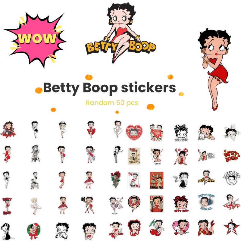 Pegatina bonita de Betty Boop, - Phone Accessories Aesthetic reseña y precio