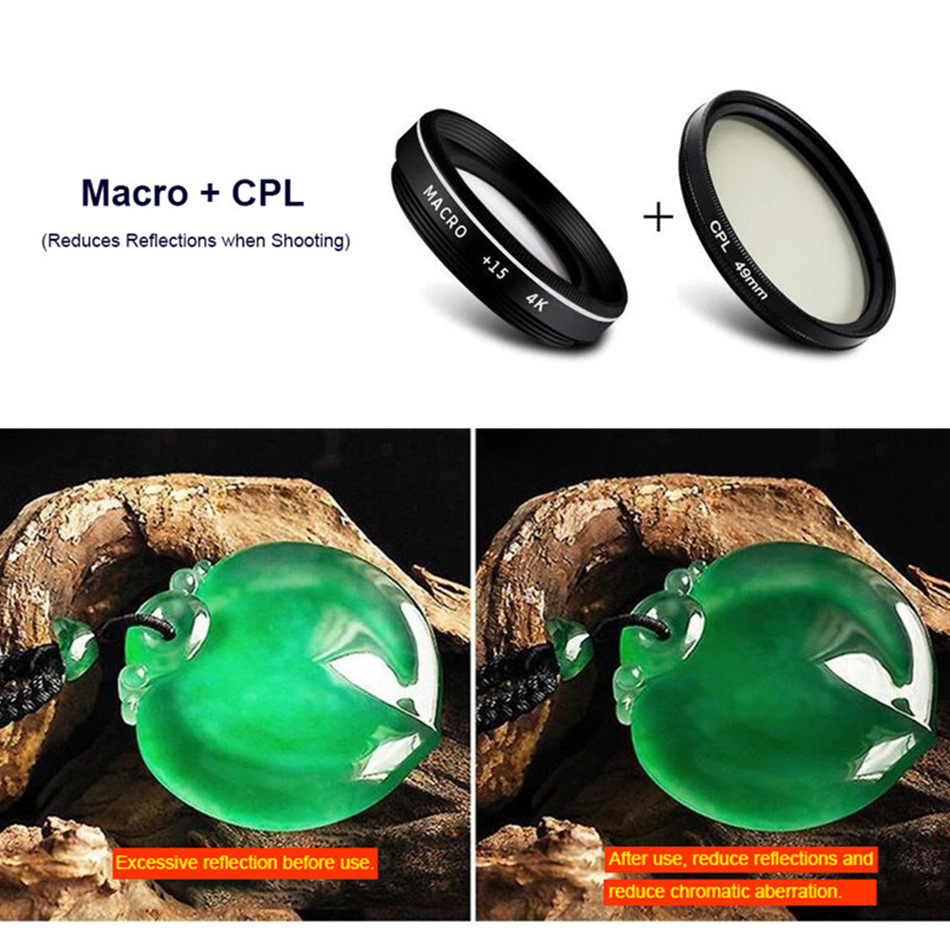 Filtro de estrella CPL de 37mm - Lens Camera Clip reseña y precio