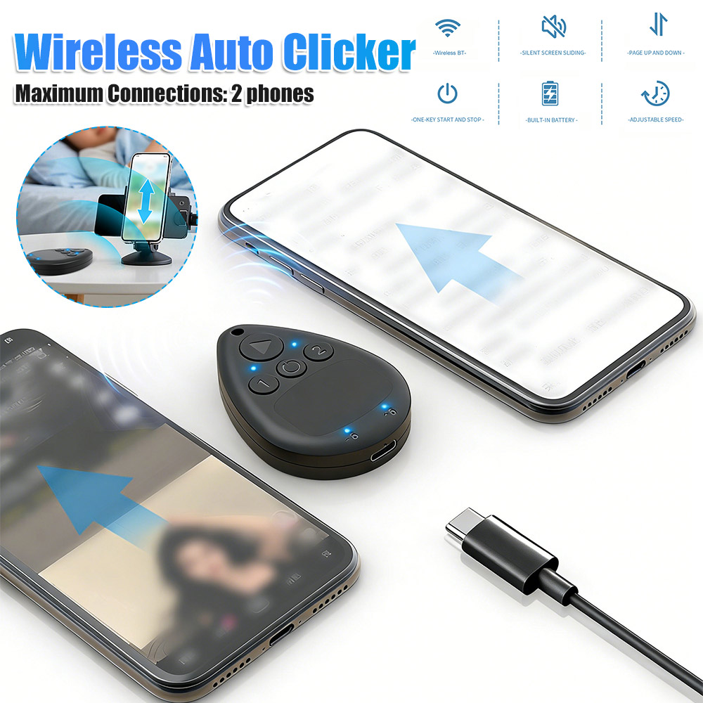 Clickeador Automático Inalámbr - Phone Accessories Display reseña y precio