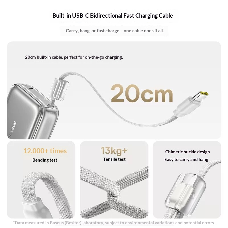 Batería Externa Baseus Ultra M - Portable Charger 20000Mah reseña y precio