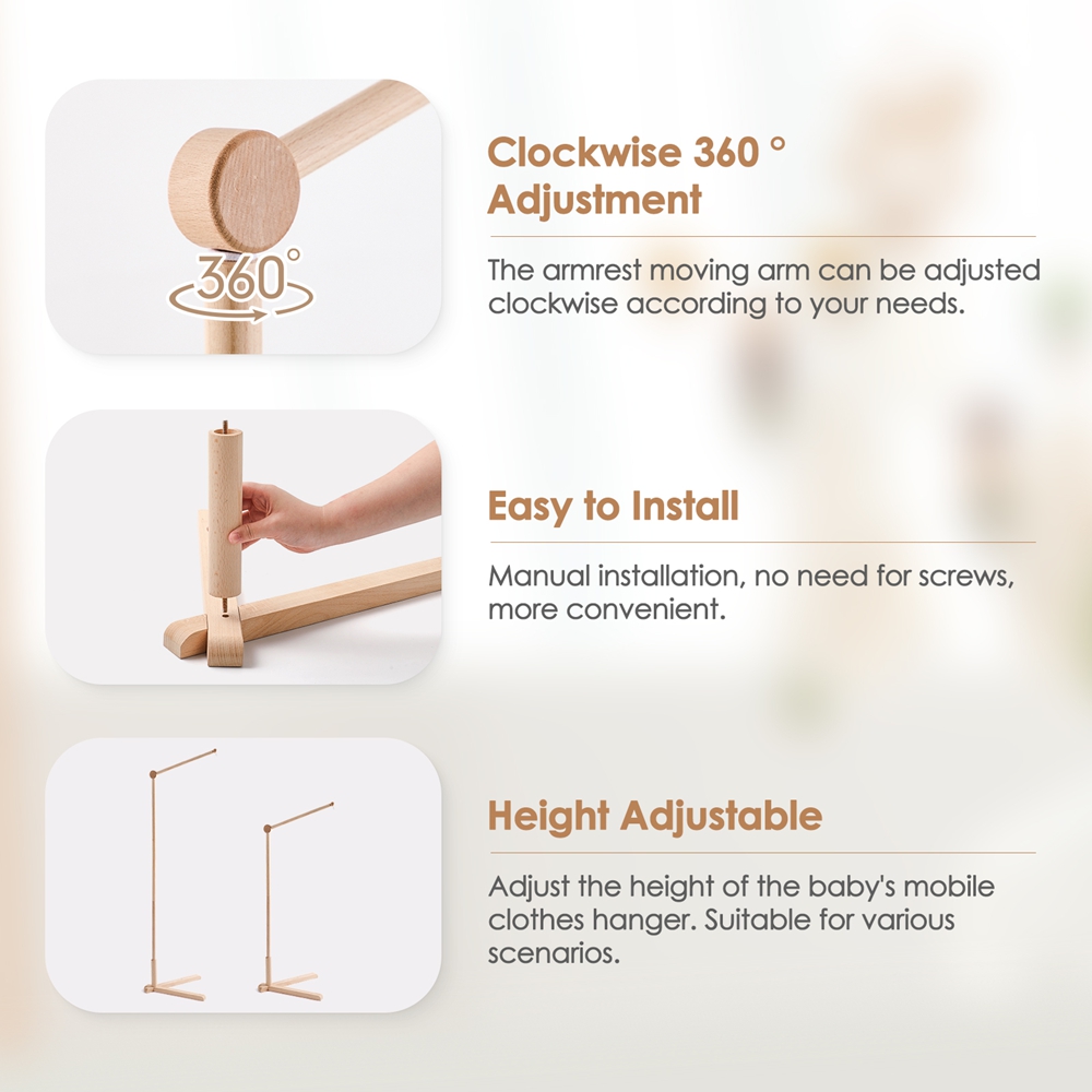 Soporte de Madera para Móvil d - Phone Accessories Baby reseña y precio