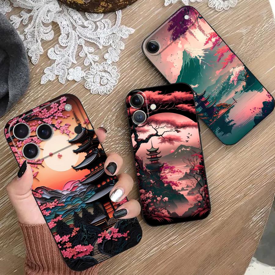 Funda Estética Monte Fuji para - Phone Accessories Aesthetic reseña y precio