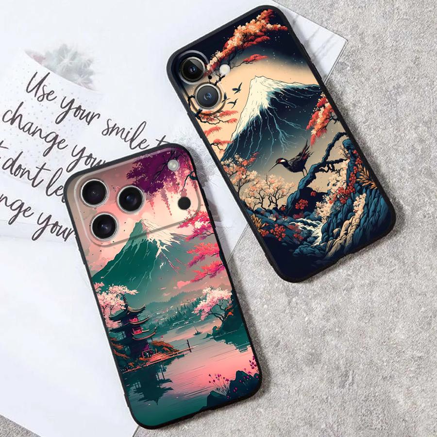 Funda Estética Monte Fuji para - Phone Accessories Aesthetic reseña y precio