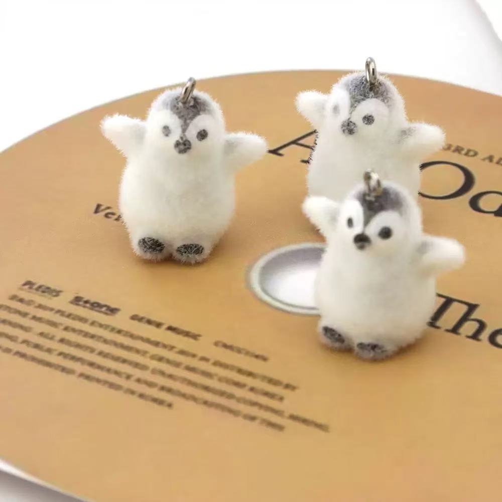 5 uds flocado pequeño pingüino - Phone Accessories Jewelry reseña y precio
