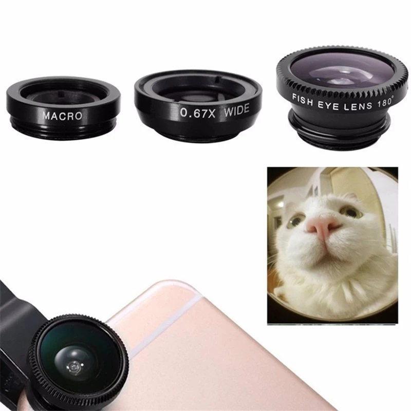 Lente de Cámara 3 en 1 con Ojo - Lens Camera Clip reseña y precio